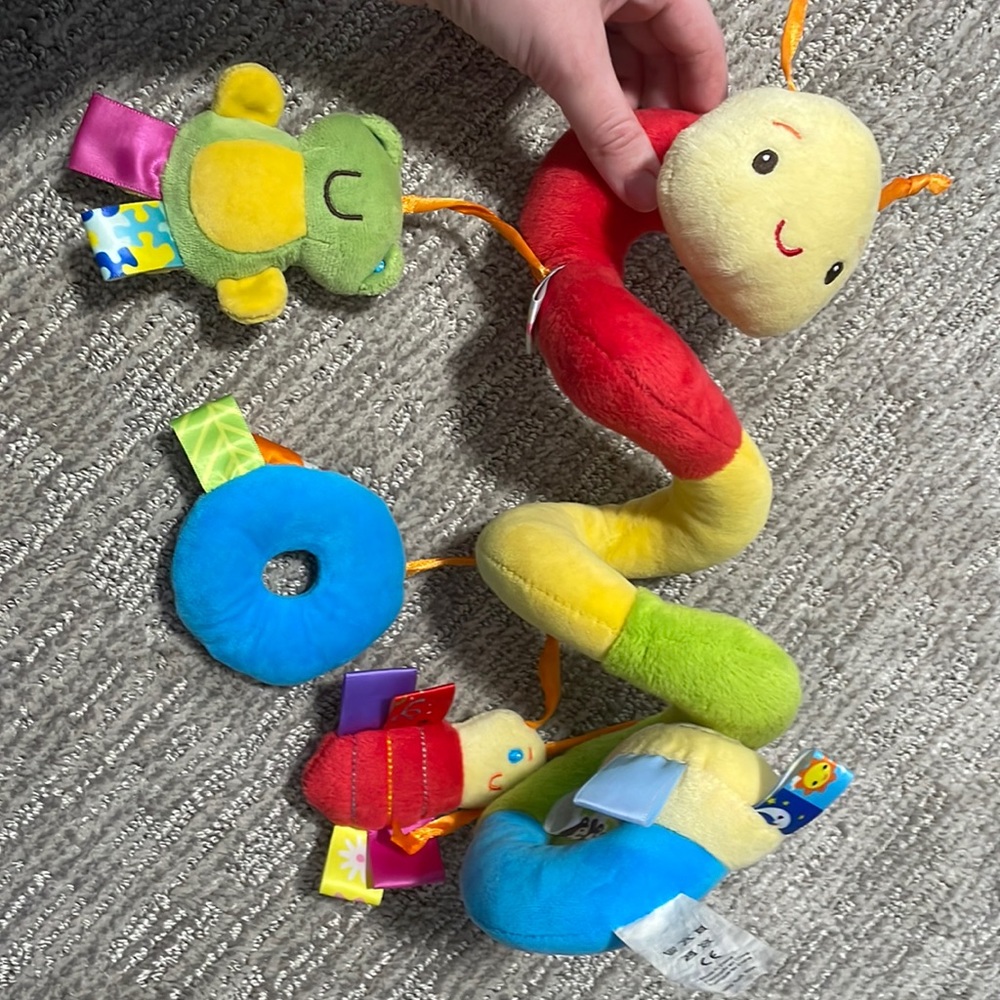 Baby caterpillar toy